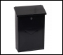 Phoenix Villa Top Loading Letter Box MB0114KB in Black with Key Lock