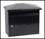 Phoenix Libro Front Loading Letter Box MB0115KB in Black with Key Lock