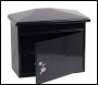 Phoenix Libro Front Loading Letter Box MB0115KB in Black with Key Lock