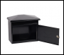 Phoenix Libro Front Loading Letter Box MB0115KB in Black with Key Lock