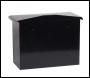 Phoenix Libro Front Loading Letter Box MB0115KB in Black with Key Lock