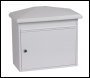 Phoenix Libro Front Loading Letter Box MB0115KW in White with Key Lock