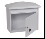 Phoenix Libro Front Loading Letter Box MB0115KW in White with Key Lock