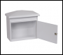 Phoenix Libro Front Loading Letter Box MB0115KW in White with Key Lock