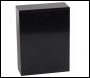 Phoenix Letra Front Loading Letter Box MB0116KB in Black with Key Lock