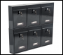 Phoenix Letra Front Loading Letter Box MB0116KB in Black with Key Lock