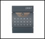 Phoenix Estilo Front Loading Letter Box MB0122KA in Graphite Grey with Key Lock