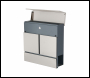 Phoenix Estilo Top Loading Letter Box MB0124KS in Stainless Steel with Key Lock