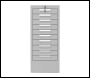 Phoenix MD Series MD0604G 10 Drawer Multidrawer Cabinet in Grey with Key Lock - Code MD0604G