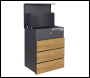 Phoenix PB1331AWK Parcel Box in Graphite Grey with Wood Effect - Code PB1331AWK