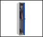 Phoenix PL Series PL1130GBC/ADD 1 Column 1 Door Personal Locker Grey Body/Blue Door with Combination Lock - Code PL1130GBC