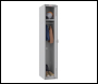 Phoenix PL Series PL1130GGE/ADD 1 Column 1 Door Personal locker in Grey with Electronic Lock - Code PL1130GGE