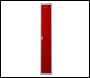 Phoenix PL Series PL1130GRE/ADD 1 Column 1 Door Personal Locker Grey Body/Red Door with Electronic Lock - Code PL1130GRE