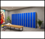 Phoenix PL 300D Series PL1133GBC/ADD 1 Column 1 Door Personal locker in Blue with Combination Lock - Code PL1133GBC