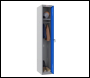Phoenix PL 300D Series PL1133GBK/ADD 1 Column 1 Door Personal locker in Blue with Key Lock - Code PL1133GBKADD