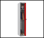 Phoenix PL 300D Series PL1133GRC/ADD 1 Column 1 Door Personal locker in Red with Combination Lock - Code PL1133GRCADD