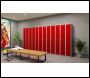 Phoenix PL 300D Series PL1133GRE/ADD 1 Column 1 Door Personal locker in Red with Electronic Lock - Code PL1133GREADD