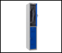 Phoenix PL Series PL1230GBK/ADD 1 Column 2 Door Personal Locker Grey Body/Blue Doors with Key Locks - Code PL1230GBKADD