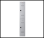 Phoenix PL Series PL1230GGC/ADD 1 Column 2 Door Personal Locker in Grey with Combination Locks - Code PL1230GGC