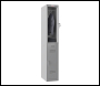 Phoenix PL Series PL1230GGK/ADD 1 Column 2 Door Personal Locker in Grey with Key Locks - Code PL1230GGKADD