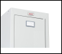 Phoenix PL Series PL1230GGK/ADD 1 Column 2 Door Personal Locker in Grey with Key Locks - Code PL1230GGKADD