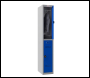 Phoenix PL 300D Series PL1233GBC/ADD 1 Column 2 Door Personal locker in Blue with Combination Lock - Code PL1233GBCADD