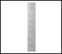 Phoenix PL 300D Series PL1233GGK 1 Column 2 Door Personal locker in Grey with Key Lock - Code PL1233GGK