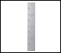 Phoenix PL Series PL1430GGE/ADD 1 Column 4 Door Personal locker in Grey with Electronic Locks - Code PL1430GGEADD