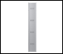 Phoenix PL 300D Series PL1433GGK 1 Column 4 Door Personal locker in Grey with Key Lock - Code PL1433GGK