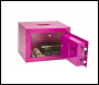 Phoenix Compact Home Office SS0721EPD Pink Security Safe with Electronic Lock & Deposit Slot