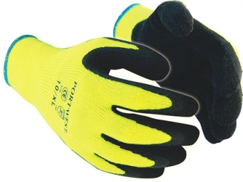 Latex Crinkle Thermal Grip Gloves - X Large ONLY