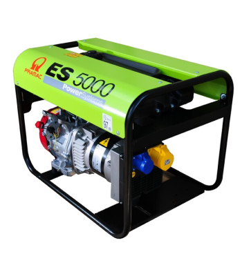 Pramac ES5000 230/115V + HUK ES5000 ES Series - Professional Portable Generator - Code PE402SH1006