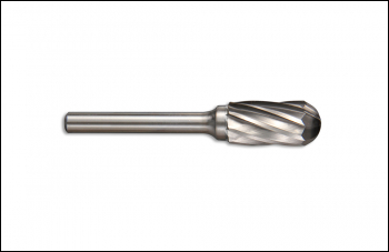 Presto Ball Nose Cylindrical 'C' ALU Burr - Solid Carbide