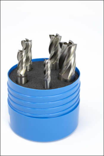 Presto HSS N/S Screw Shank Endmill Set - High Speed Steel - Code 401916.0-16.0