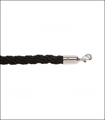 Black Braided 1.8m Long-25mm Diameter Rope - 265BK