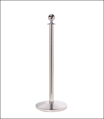 RopeMaster Free Standing Traditional  Rope Ball Barrier, Sloped Base - PRB351
