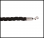 Black Braided 1.8m Long-25mm Diameter Rope - 265BK