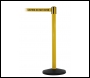 SafetyMaster Free Standing Retractable Belt Barrier - 3.4m - Yellow Post - SM450Y