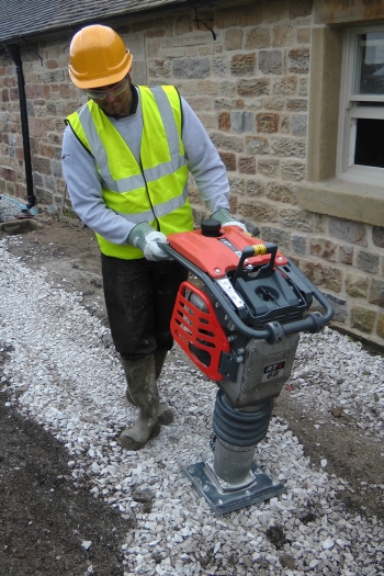 Belle RTX68 280mm Foot Honda Petrol Trench Rammer