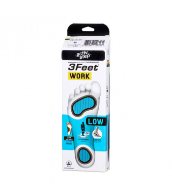 Activ-Step 3Feet Work Footbeds Low - Code 3FW001L