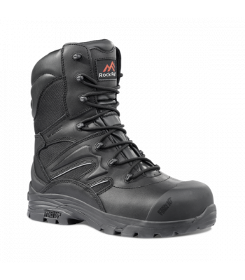 Rock Fall RF4500 Titanium High Leg Waterproof Safety Boot with Side Zip - Code RF4500