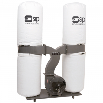 SIP 3HP Double Bag Dust Collector - Code 01956