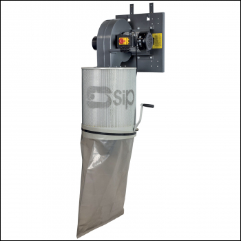 SIP 1HP Wall-Mount Single Cartridge Dust Collector - Code 01964