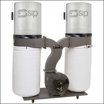 SIP 3HP Double Bag Dust Collector Package - Code 01994