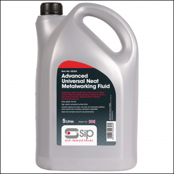 SIP 5ltr Advanced Universal Metalwork Fluid - Code 02353