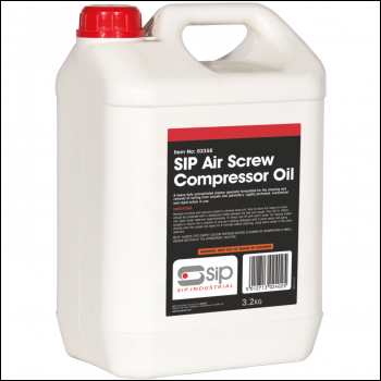 SIP 3.25kg Screw Compressor Oil - Code 02358