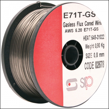 SIP 0.9kg x 0.8mm Flux-Cored Wire - Code 02678