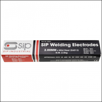 SIP 2.5kg x 2mm 6013 Mild Steel Electrodes - Code 02921