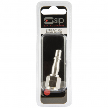 SIP 1/4 inch  Display Pack Female Bayonet - Code 04085