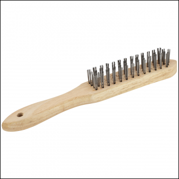 SIP 4-Row Mild Steel Wire Brush - Code 04174